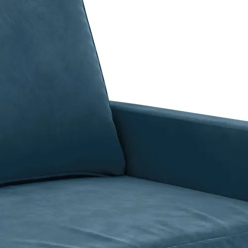 Dvosjed Plava 120 cm baršunasti - Plava 120 cm Cijena
