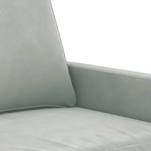 Dvosjed Svjetlosiva 140 cm baršunasti - Svjetlosiva 140 cm Cijena
