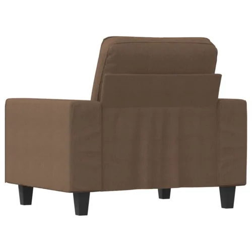 Fotelja smeđa 60 cm od tkanine - Smeđa 60 cm Cijena