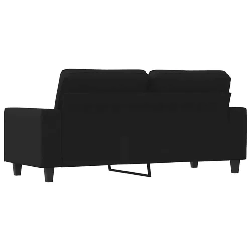 Dvosjed od tkanine crni 140 cm - Crna 140 cm Cijena