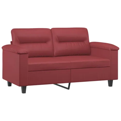 Dvosjed od umjetne kože 120 cm – boja crnog vina - boja crnog vina 120 cm Boja crnog vina 120 cm Cijena