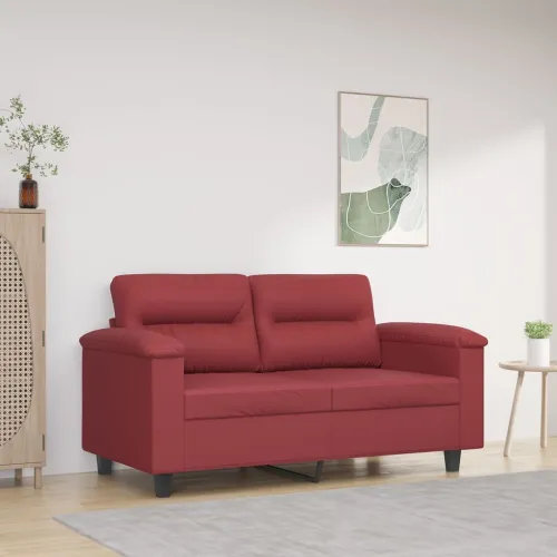 Dvosjed od umjetne kože 120 cm – boja crnog vina - boja crnog vina 120 cm Boja crnog vina 120 cm Cijena