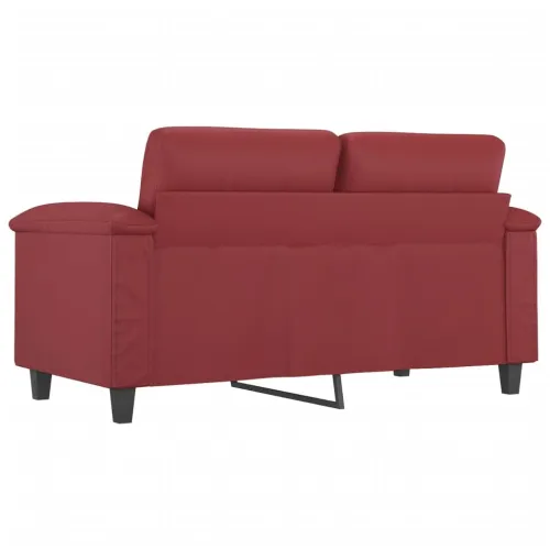 Dvosjed od umjetne kože 120 cm – boja crnog vina - Boja crnog vina 120 cm Cijena