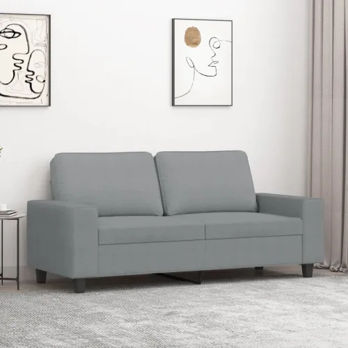 Dvosjed od tkanine svjetlosivi 140 cm - Svjetlosiva 140 cm Svjetlosiva 140 cm Cijena