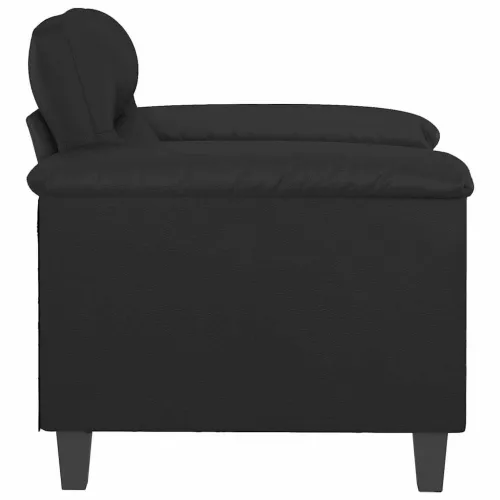 Fotelja crna 60 cm od umjetne kože - Crna 60 cm Cijena
