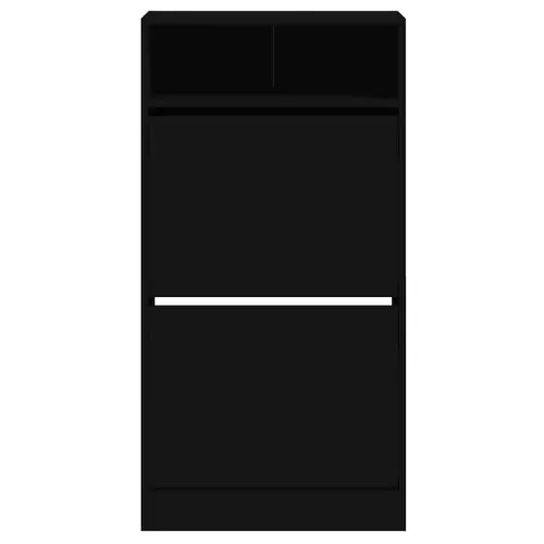 Ormarić za cipele crni 60 x 34 x 116 cm od konstruiranog drva - Crna 1 60 cm 1 Cijena