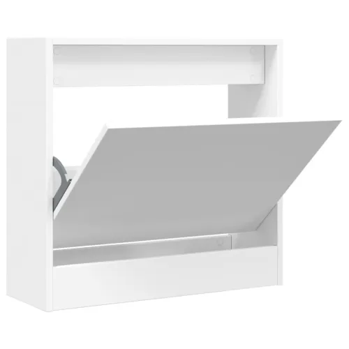 Ormarić za cipele bijeli 60 x 21 x 57 cm od konstruiranog drva - Bijela 60 x 21 x 57 cm Cijena