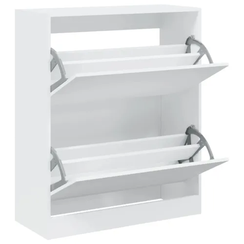 Ormarić za cipele bijeli 80 x 34 x 96,5 cm konstruirano drvo - Bijela 80 x 34 x 96.5 cm Cijena