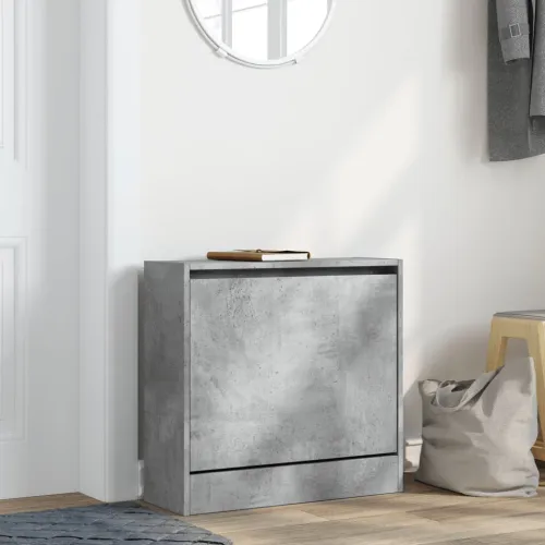 Ormarić za cipele boja betona 60x21x57 cm konstruirano drvo - Beton siva 60 x 21 x 57 cm Cijena