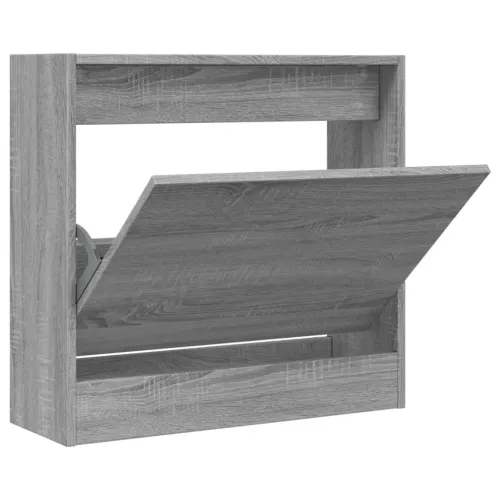 Ormarić za cipele boja hrasta 60x21x57 cm konstruirano drvo - Sivi hrast sonoma 60 x 21 x 57 cm Cijena