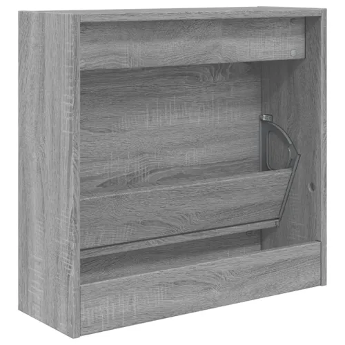 Ormarić za cipele boja hrasta 60x21x57 cm konstruirano drvo - Sivi hrast sonoma 60 x 21 x 57 cm Cijena