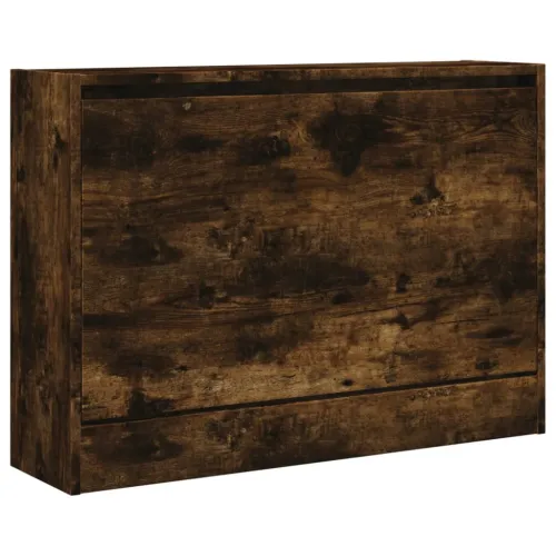 Ormarić za cipele dimljeni hrast 80x21x57 cm konstruirano drvo - Dimljeni hrast 80 x 21 x 57 cm Cijena