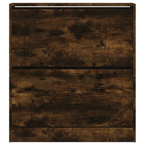 Ormarić za cipele dimljeni hrast 80x21x87,5cm konstruirano drvo - Dimljeni hrast 80 x 21 x 87.5 cm Cijena