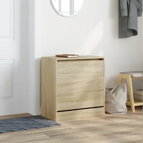 Ormarić za cipele boja hrasta 60x34x63,5 cm konstruirano drvo - Sonoma hrast 60 x 34 x 63.5 cm Cijena