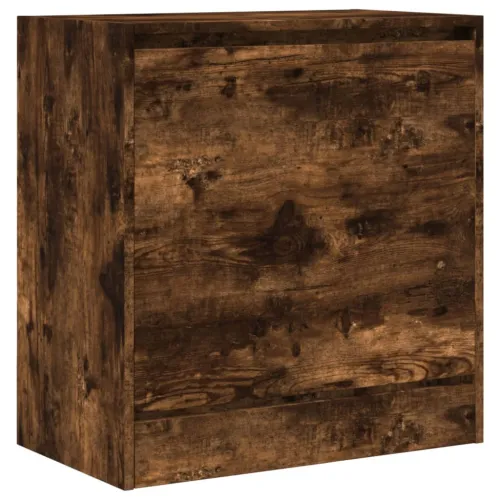 Ormarić za cipele boja hrasta 60x34x63,5 cm konstruirano drvo - Dimljeni hrast 60 x 34 x 63.5 cm Cijena