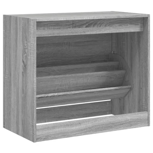 Ormarić za cipele sivi hrast 80x42x69 cm konstruirano drvo - Sivi hrast sonoma 80 x 42 x 69 cm Cijena