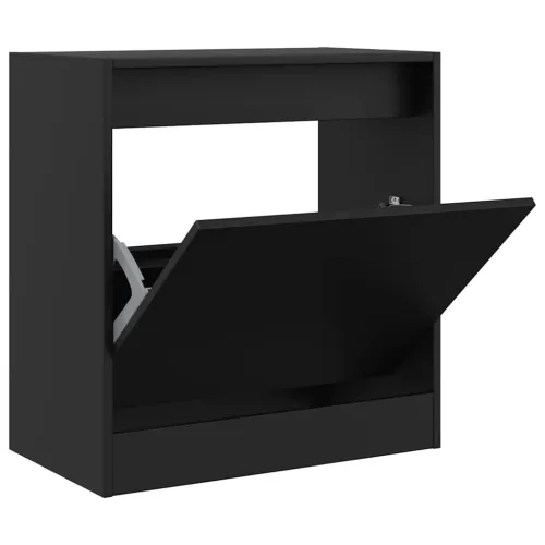 Ormarić za cipele crni 60x34x63,5 cm od konstruiranog drva - Crna 60 x 34 x 63.5 cm Cijena