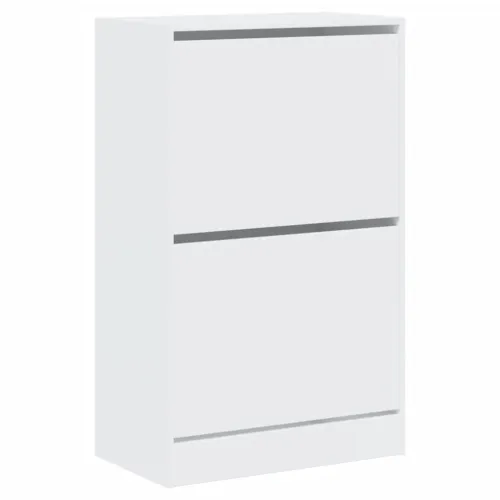 Ormarić za cipele bijeli 60x34x96,5 cm konstruirano drvo - Bijela 60 x 34 x 96.5 cm Cijena