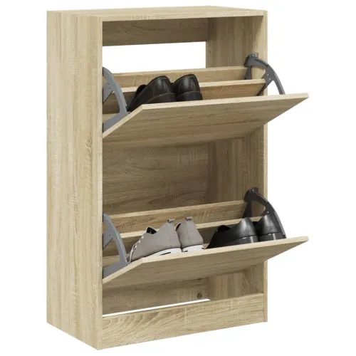 Ormarić za cipele boja hrasta 60x34x96,5 cm konstruirano drvo - Sonoma hrast 60 x 34 x 96.5 cm Cijena