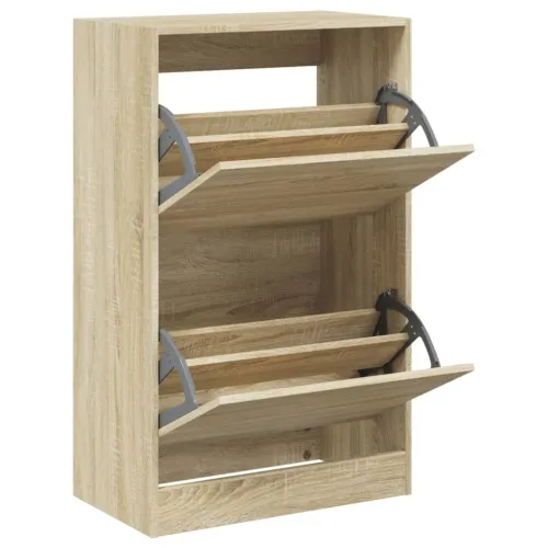 Ormarić za cipele boja hrasta 60x34x96,5 cm konstruirano drvo - Sonoma hrast 60 x 34 x 96.5 cm Cijena