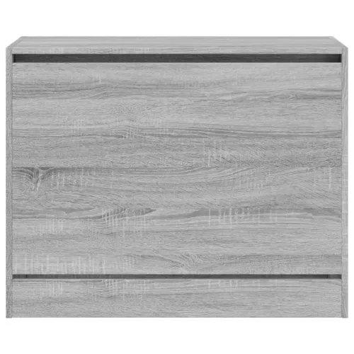Ormarić za cipele boja hrasta 80x34x63 cm konstruirano drvo - Sivi hrast sonoma 80 x 34 x 63 cm Cijena