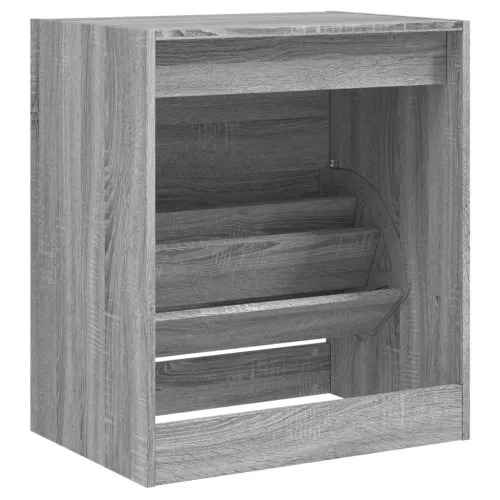 Ormarić za cipele sivi hrast 60x42x69 cm konstruirano drvo - Sivi hrast sonoma 60 x 42 x 69 cm Cijena