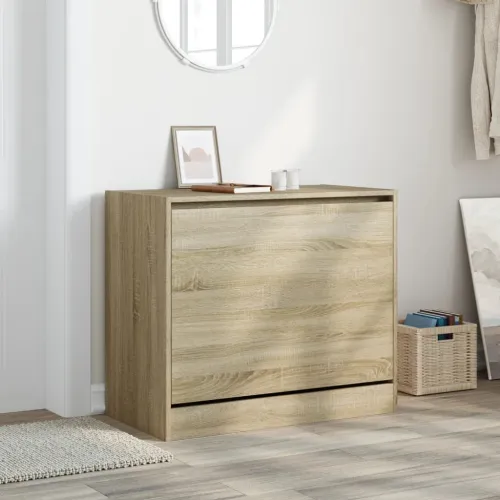 Ormarić za cipele boja hrasta 80x42x69 cm konstruirano drvo - Sonoma hrast 80 x 42 x 69 cm Cijena