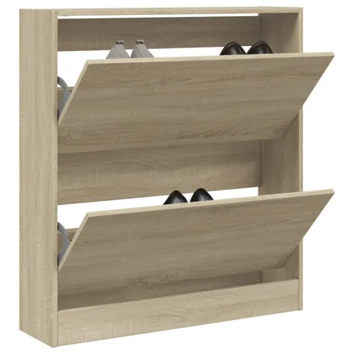 Ormarić za cipele boja hrasta 80x21x87,5 cm konstruirano drvo - Sonoma hrast 80 x 21 x 87.5 cm Cijena
