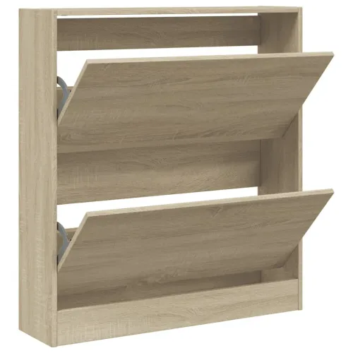 Ormarić za cipele boja hrasta 80x21x87,5 cm konstruirano drvo - Sonoma hrast 80 x 21 x 87.5 cm Cijena