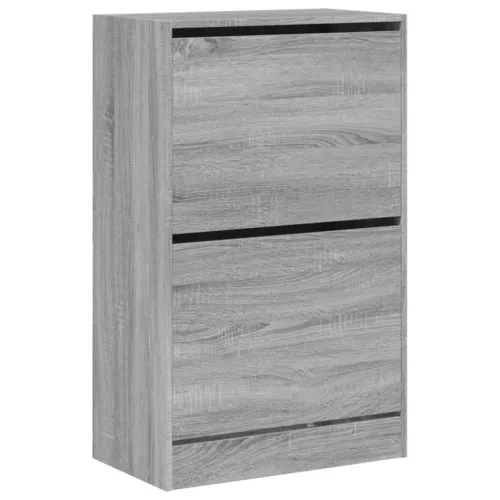 Ormarić za cipele boja hrasta 60x34x96,5 cm konstruirano drvo - Sivi hrast sonoma 60 x 34 x 96.5 cm Cijena