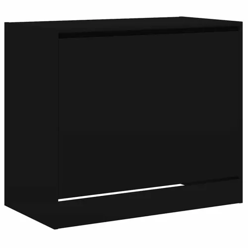 Ormarić za cipele crni 80x42x69 cm od konstruiranog drva - Crna 80 x 42 x 69 cm Cijena