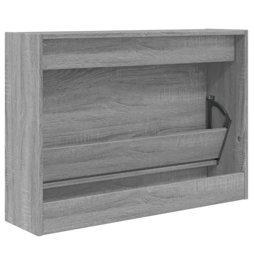 Ormarić za cipele sivi hrast 80x21x57 cm konstruirano drvo - Sivi hrast sonoma 80 x 21 x 57 cm Cijena