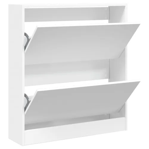 Ormarić za cipele bijeli 80x21x87,5 cm od konstruiranog drva - Bijela 80 x 21 x 87.5 cm 1 1 Cijena