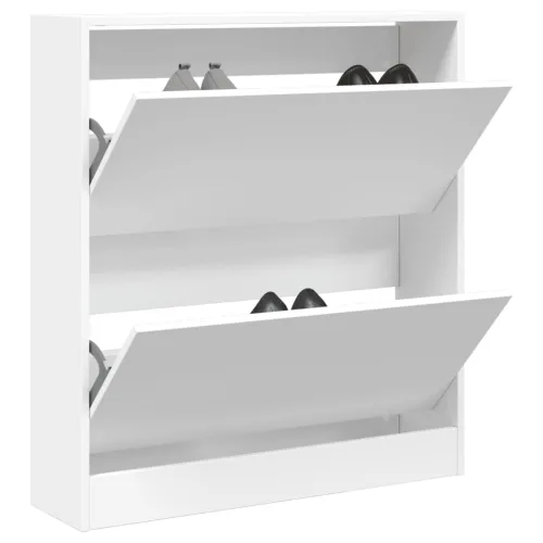 Ormarić za cipele bijeli 80x21x87,5 cm od konstruiranog drva - Bijela 80 x 21 x 87.5 cm 1 1 Cijena