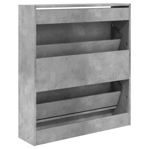 Ormarić za cipele boja betona 80x21x87,5 cm konstruirano drvo - Beton siva 80 x 21 x 87.5 cm Cijena