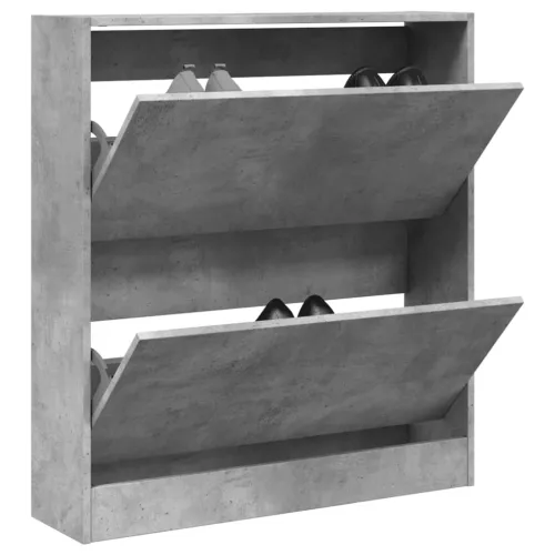 Ormarić za cipele boja betona 80x21x87,5 cm konstruirano drvo - Beton siva 80 x 21 x 87.5 cm Cijena