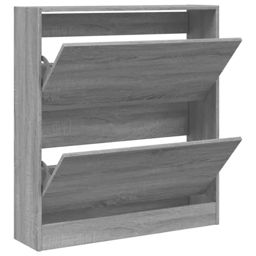 Ormarić za cipele boja hrasta 80x21x87,5 cm konstruirano drvo - Sivi hrast sonoma 80 x 21 x 87.5 cm Cijena
