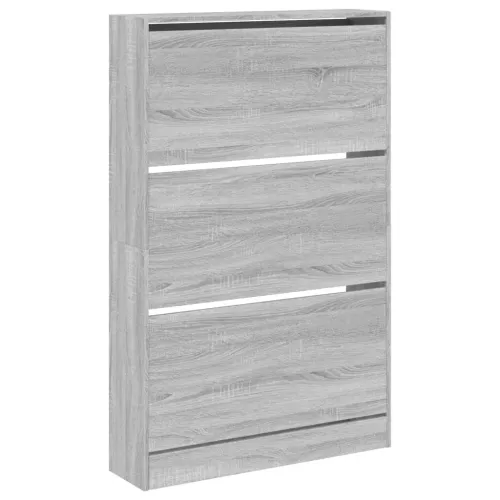 Ormarić za cipele boja hrasta 80x21x125,5 cm konstruirano drvo - Sivi hrast sonoma 80 x 21 x 125.5 cm Cijena