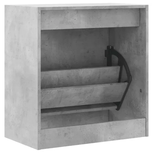 Ormarić za cipele boja betona 60x34x63,5 cm konstruirano drvo - Beton siva 60 x 34 x 63.5 cm Cijena