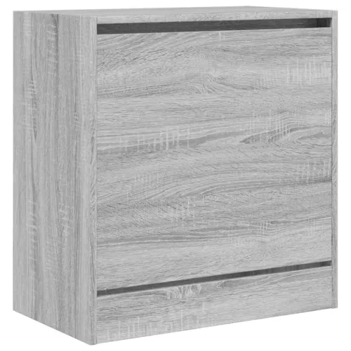 Ormarić za cipele boja hrasta 60x34x63,5 cm konstruirano drvo - Sivi hrast sonoma 60 x 34 x 63.5 cm Cijena