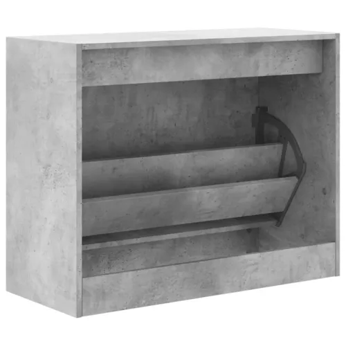 Ormarić za cipele boja betona 80x34x63 cm konstruirano drvo - Beton siva 80 x 34 x 63 cm Cijena