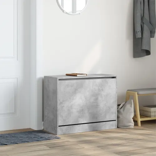 Ormarić za cipele boja betona 80x34x63 cm konstruirano drvo - Beton siva 80 x 34 x 63 cm Cijena