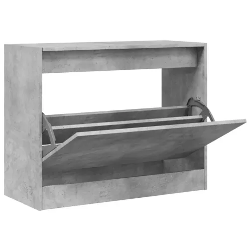 Ormarić za cipele boja betona 80x34x63 cm konstruirano drvo - Beton siva 80 x 34 x 63 cm Cijena