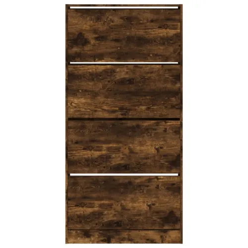Ormarić za cipele s 4 ladice boja hrasta 80 x 21 x 163,5 cm - Dimljeni hrast 80 x 21 x 163.5 cm Cijena