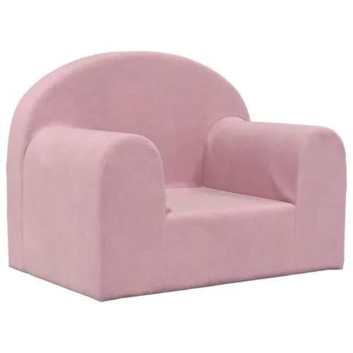 Dječja sofa ružičasta od mekanog pliša - Ružičasta Stolica Cijena