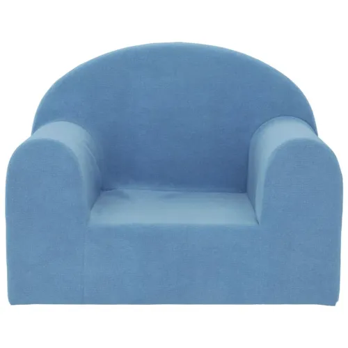 Dječja sofa plava mekana plišana - Plava Stolica Cijena