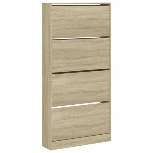 Ormarić za cipele s 4 ladice boja hrasta 80 x 21 x 163,5 cm - sonoma hrast 80 x 21 x 163.5 cm 1 1 Cijena