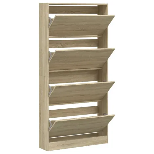 Ormarić za cipele s 4 ladice boja hrasta 80 x 21 x 163,5 cm - Sonoma hrast 80 x 21 x 163.5 cm Cijena
