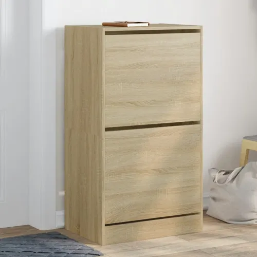 Ormarić za cipele s 2 ladice boja hrasta 60 x 42 x 108 cm - Sonoma hrast 60 x 42 x 108 cm Cijena