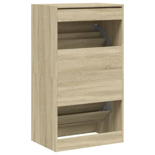 Ormarić za cipele s 2 ladice boja hrasta 60 x 42 x 108 cm - Sonoma hrast 60 x 42 x 108 cm Cijena